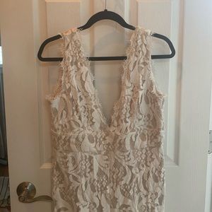Lulus eyelet lace jumpsuit